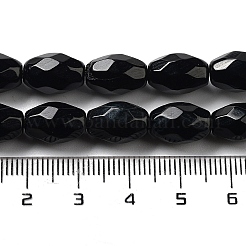 Natural Black Onyx(Dyed & Heated) Beads Strands&nbsp;G-P520-C06-01