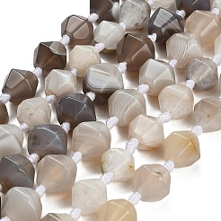 Natural Banded Agate Beads Strands&nbsp;GG-CBAB9C6-L01-01