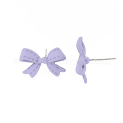 Bowknot Stud Earrings for Girl Women&nbsp;PALLOY-T077-154-RS