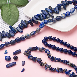 4 Strands 4 Style Natural Lapis Lazuli Beads Strands&nbsp;G-KS0001-12