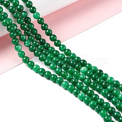 Natural White Jade Round Beads Strand&nbsp;G-E141-03C