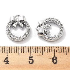 Micro Pave Cubic Zirconia Pendants&nbsp;KK-M102-09P