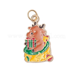 10Pcs Christmas Alloy Enamel Pendants&nbsp;PALLOY-JF04133