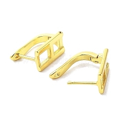 Brass Letter Stud Earrings for Women&nbsp;EJEW-A038-01H-G
