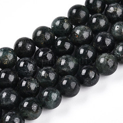 Natural Green Kyanite Beads Strands&nbsp;G-T140-8mm-07