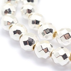 Electroplate Non-magnetic Synthetic Hematite Beads Strands&nbsp;G-L485-03B-S