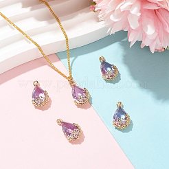 Transparent Glass Pendants&nbsp;GLAA-FZ0001-02I