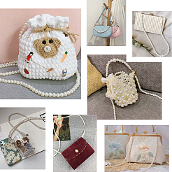 ABS Plastic Imitation Pearl Bag Strap Chains&nbsp;FIND-PH0004-06