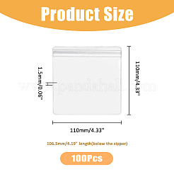 Rectangle Laser PVC Resealable Packaging Bags&nbsp;ABAG-WH0052-02