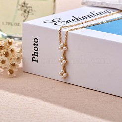 Shell Pearl Beads Flower Pendant Necklace for Women&nbsp;JN1061A