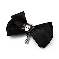 Detachable Polyester Bowknot Shoe Decoration&nbsp;AJEW-WH0235-76B