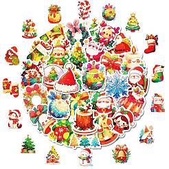 50Pcs Christmas Theme Cartoon Paper Stickers&nbsp;DIY-P085-09