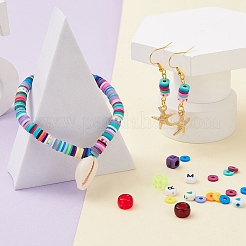 DIY Polymer Clay Beads Jewelry Set Making Kit&nbsp;DIY-YW0004-47