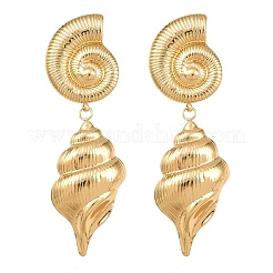 304 Stainless Steel Stud Dangle Earrings for Women&nbsp;SA-H001-09G