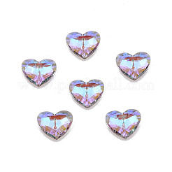 Electroplate Faceted Glass Pendants&nbsp;EGLA-N006-049