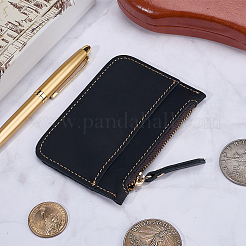 Rectangle Leather Credit Card Wallets for Women Men&nbsp;AJEW-WH20007-09A
