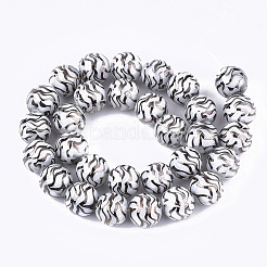 Electroplate Glass Beads Strands&nbsp;X-EGLA-S177-09B-01