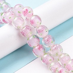 Handmade Lampwork Beads Strands&nbsp;LAMP-K027-05B