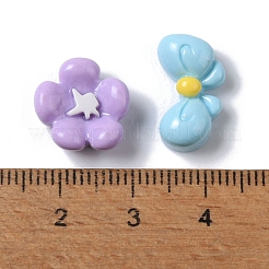 Heart/Bear/Flower Cartoon Opaque Resin Decoden Cabochons&nbsp;CRES-P031-D
