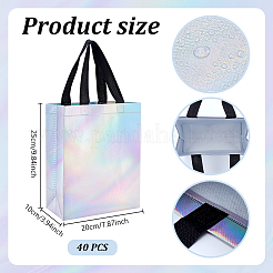 40Pcs Aluminum-coated Non-Woven Fabric Gift Bags&nbsp;ABAG-PH0001-84