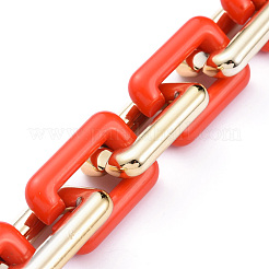 Handmade CCB Plastic Cable Chains&nbsp;AJEW-JB00669-04