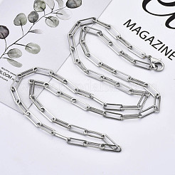 Brass Paperclip Chains&nbsp;MAK-S072-14C-P