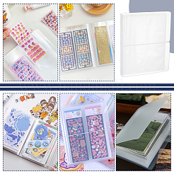 26 Pages Rectangle Plastic Card Storage Albums&nbsp;AJEW-WH0348-29B