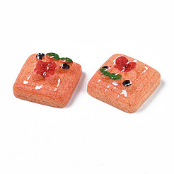 Opaque Epoxy Resin Cabochons&nbsp;CRES-S358-68