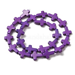 Synthetic Turquoise Dyed Beads Strands&nbsp;G-P507-06A