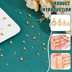 40Pcs 4 Styles Brass Charms&nbsp;KK-BC0013-80