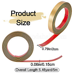PVC Plastic Edge Banding&nbsp;DIY-WH0349-140C