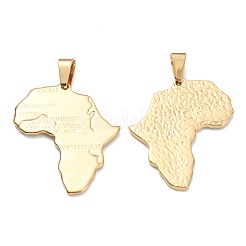 304 Stainless Steel Pendants&nbsp;STAS-J036-046B-G