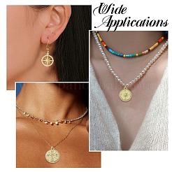 8Pcs 4 Styles Brass Micro Pave Cubic Zirconia Pendants&nbsp;KK-CJ0003-81