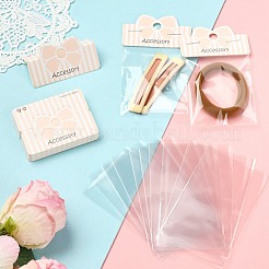 50Pcs Bowknot Printed Paper Foldable Header Cards&nbsp;FIND-CJ0005-34