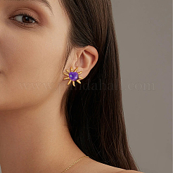 2Pairs 2 Colors Stainless Steel Stud Earrings&nbsp;EJEW-HY0001-46A