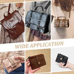 5Pcs 5 Colors Arch Cowhide Leather Sew on Purse Clasps&nbsp;FIND-HY0002-37