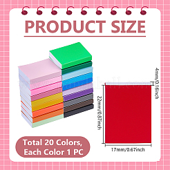 20Bags 5 Colors Paper Book Mini Model&nbsp;DJEW-GA0001-96