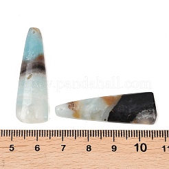 Natural Flower Amazonite Pendants&nbsp;G-K381-21C