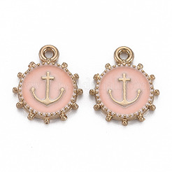 Alloy Enamel Pendants&nbsp;ENAM-N055-016C-NR