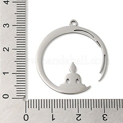 Non-Tarnish 201 Stainless Steel Pendants&nbsp;STAS-B049-12P