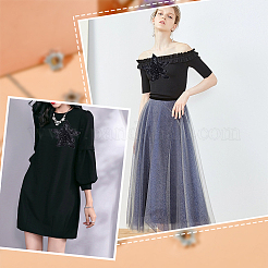 3D Flower Shape Polyester Embroidery Applqiues&nbsp;DIY-WH0304-947