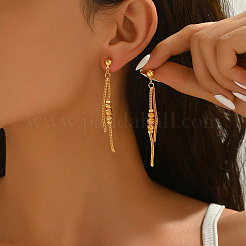 Brass Dangle Stud Earrings for Women&nbsp;KA1939-1