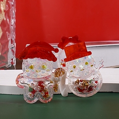 Christmas Theme Snowman/Gingerbread Man/House DIY Silicone Quicksand Molds&nbsp;SIMO-PW0017-12C