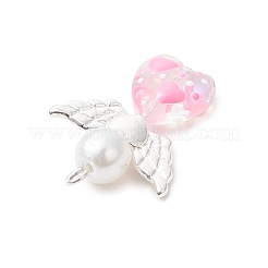 6Pcs 6 Colors Glass Enamel Pendants&nbsp;PALLOY-JF04112