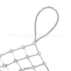 Brass Cable Chains Ring Bracelets for Women&nbsp;BJEW-JB11581-02