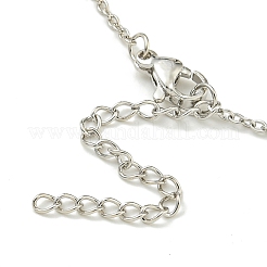 304 Stainless Steel Cable Chain Necklaces&nbsp;NJEW-H040-08P