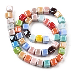 Handmade Porcelain Beads Strands&nbsp;PORC-R141-01