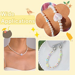 UV Plating Braided Opaque Acrylic Beads&nbsp;MACR-CJC0016-09A