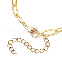 3Pcs 304 Stainless Steel & Brass Paperclip Chain Bracelets Set for Women&nbsp;BJEW-JB12658
