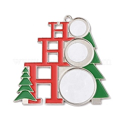 Christmas Themed Sublimation Blank Alloy Pendant Decorations&nbsp;DIY-L070-01B